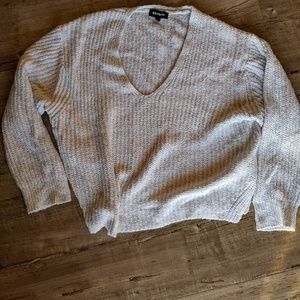 Express cream sweater